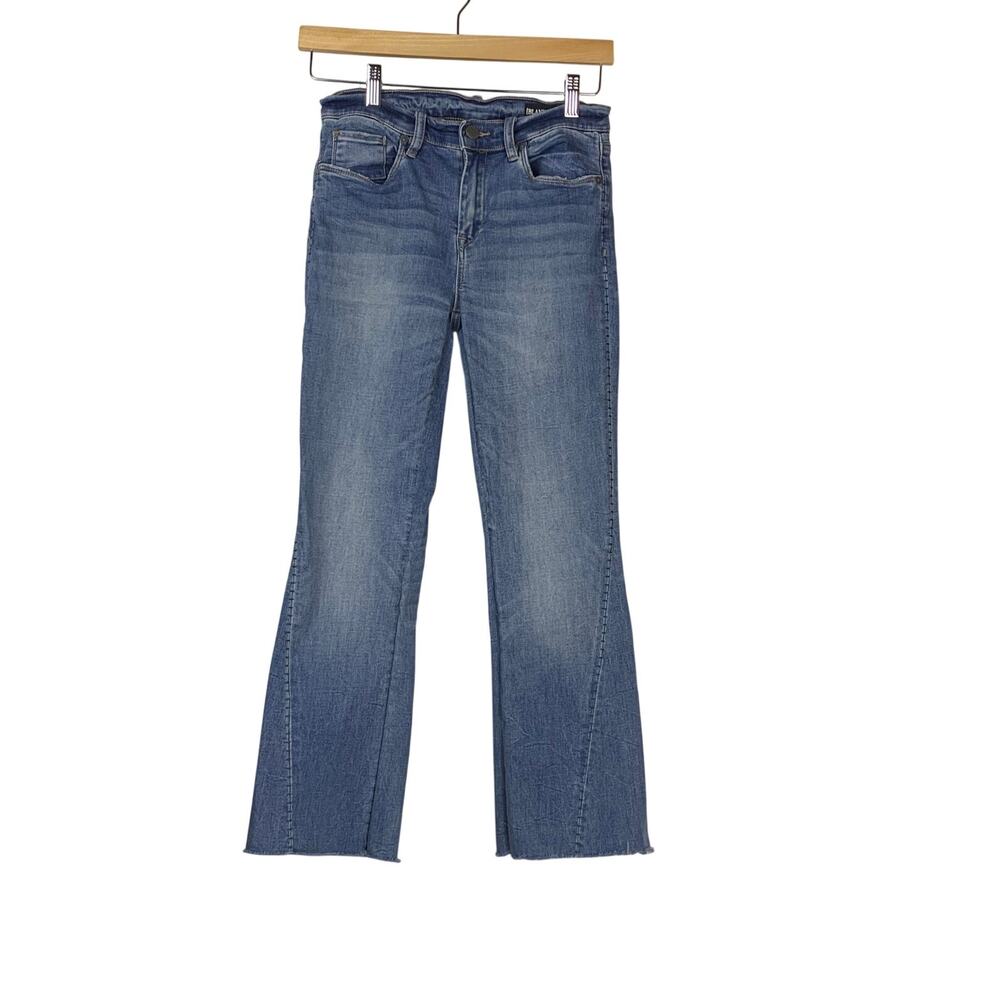 Blank NYC Medium Wash Skinny Kick Jeans Twisted Seam 27